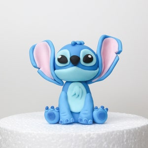 Geburtstag Cake Topper mit 3D Blume Tortendekoration lio & Stitch