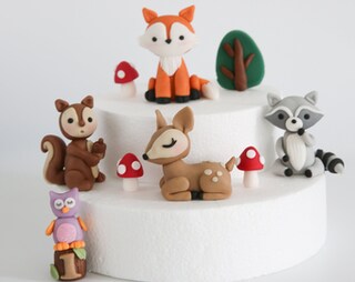 Set Decorazioni Torta Animali Della Fattoria 3D | 10 Pezzi In PVC Con Maiale, Pecora, Cavallo E Alberi | Compleanno Bambini A Tema Rustico