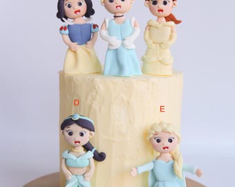 Princess Edible Cake Topper for Girl Birthday