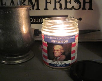 Revolutionary Candles / Founding fathers gift /