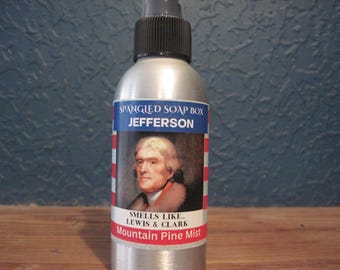 Thomas Jefferson mist / Founding fathers gift / 1776 gift