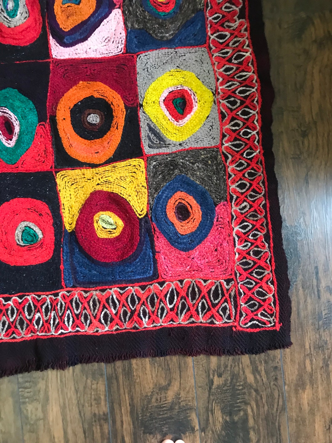 Concentric Circles Rug Inspired by Painting of Wassily Kandinsky Etsy