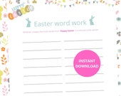 Printable Easter Games l Easter Activities for kids l Easter Party Games l Easter classroom activities l Easter Games