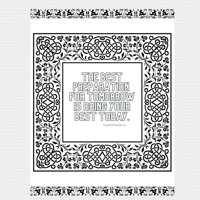 Adult Coloring Pages, Quotes, Coloring, Printable Coloring Pages - Etsy