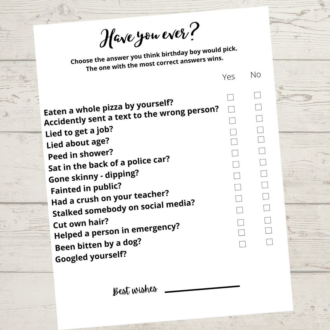 Adult Birthday Games| Printable Adult Birthday | Birthday Games | for ...