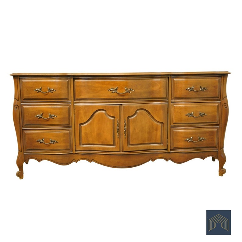 CUSTOMIZABLE Bassett Furniture 715533 French Provincial 71 Double