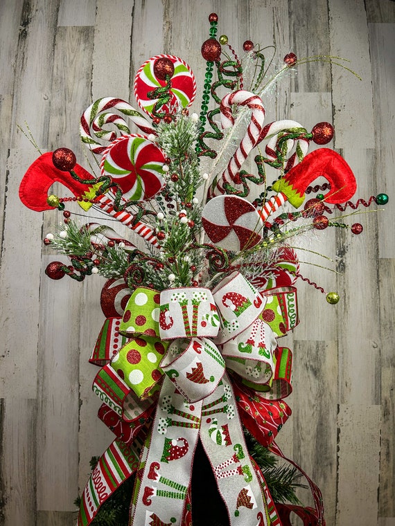 Christmas Elf Body Decorations Christmas Burlap Garland Decor, Size: One Size