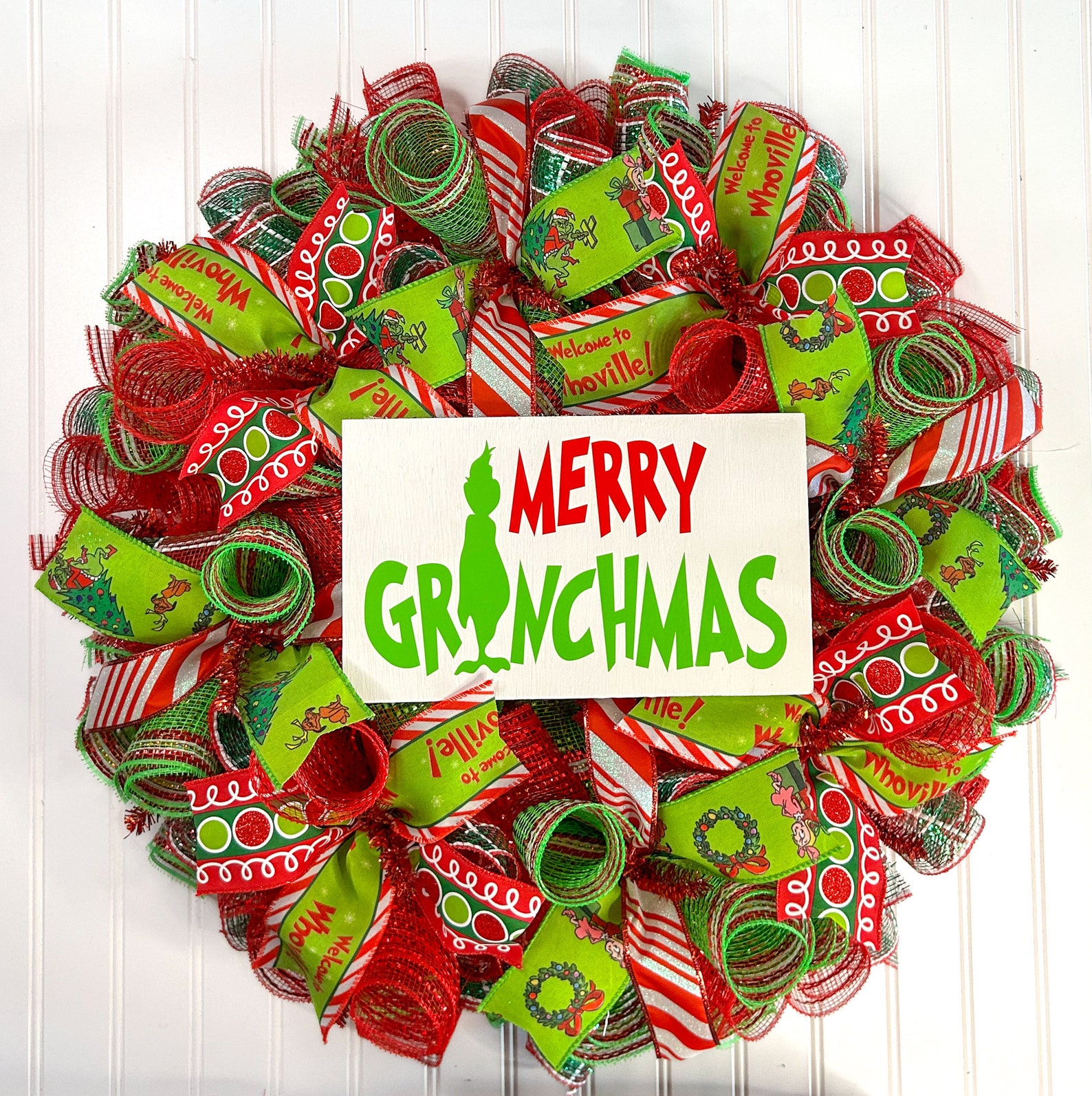Merry Grinchmas Wreath