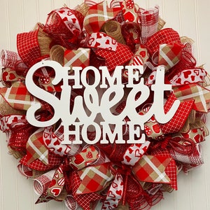 Valentine wreath, valentine wreaths, Valentine’s Day wreath for front door, heart wreath, burlap Valentine’s Day wreath
