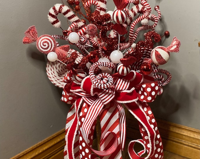 Christmas Tree Topper Candy Christmas Tree Topper Christmas Tree Decor