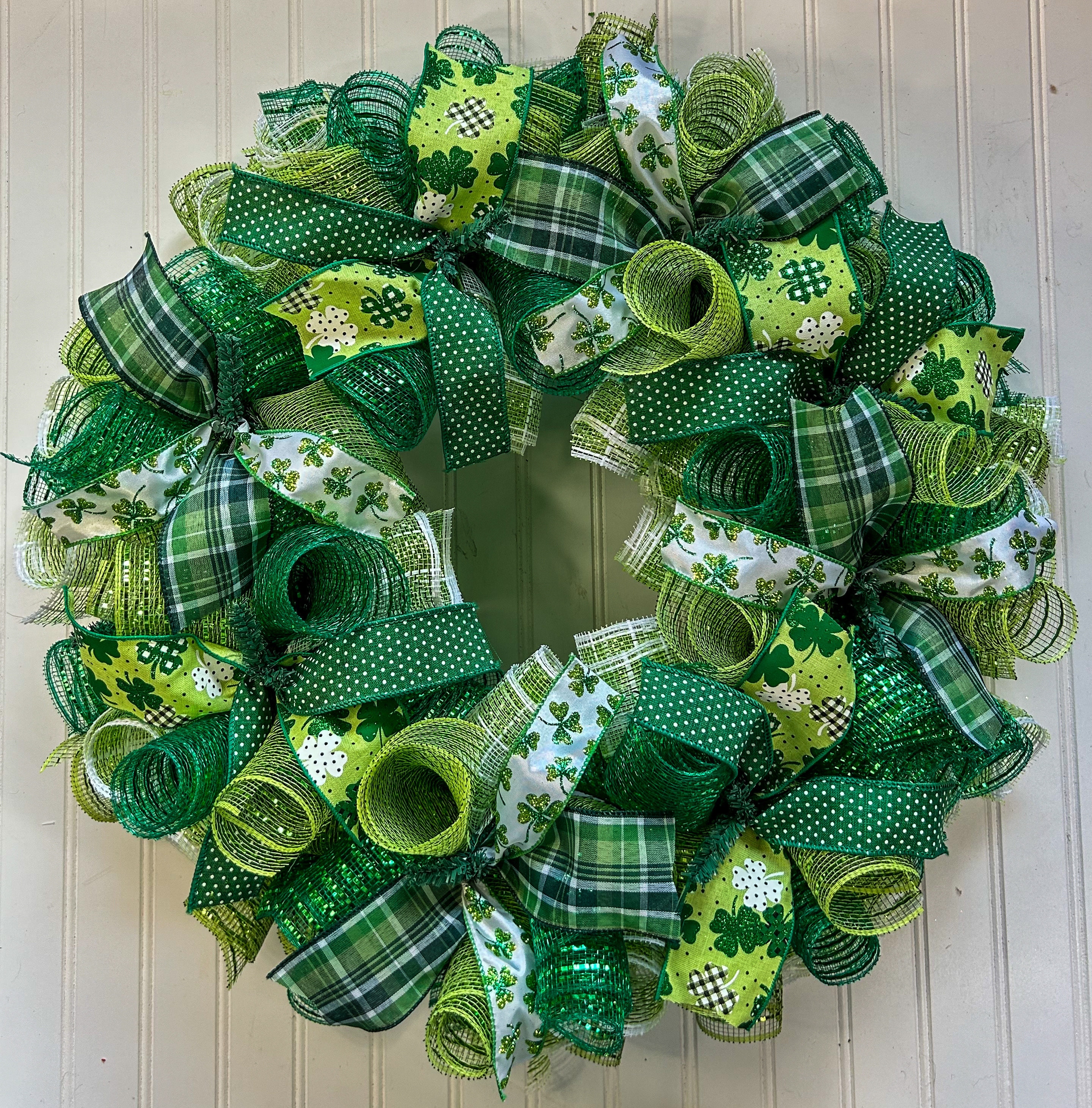 St. Patrick's Day Wreath for Front Door, Wreath for St. Patrick's