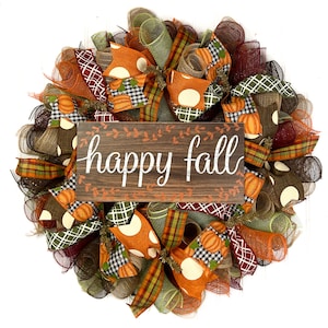 Fall Wreath, Fall Wreaths for Front Door, Front Door Wreath, autumn wreath, wreath for fall, thanksgiving wreath, fall decor, burlap fall
