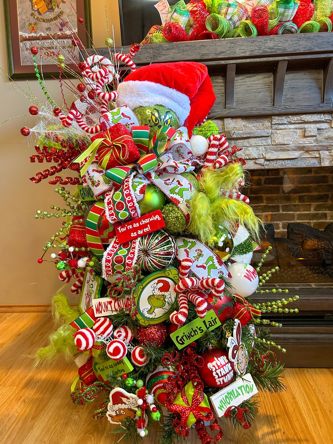 Tabletop Grinch Tree at Inez Cano blog