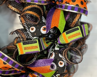 Whimsical Halloween Garland: Mantle, Door, Staircase Decor