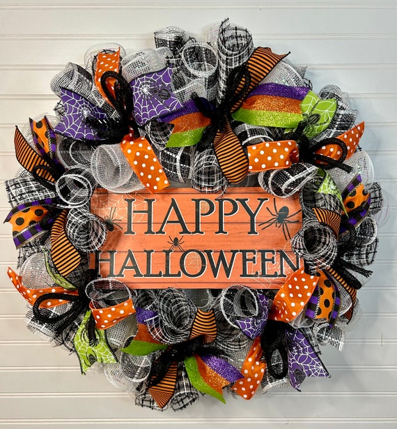 フラワー・リース Halloween wreathe swag Halloween Wreath, Halloween Swag, Halloween Wreaths for Front Door
