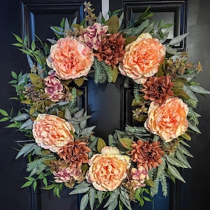 Year Round Wreath, Everyday Wreaths, floral Wreath, Front Door Wreaths, Farmhouse Decor, Gift, Unique, Home Decor, farmhouse wreaths