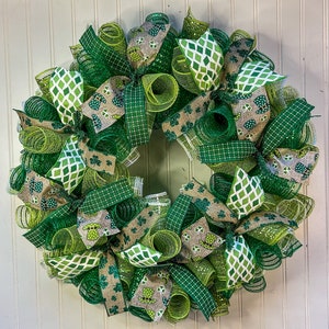 St. Patrick’s Day wreath for front door, wreath for St. Patrick’s Day, gnome wreath, St. Patrick’s  day decorations , st patricks wreaths