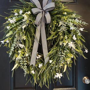 Year Round Wreath, Everyday Wreaths, Front Door Wreaths, Farmhouse Decor, Gift, Unique, Home Decor, farmhouse wreaths, wreath for front door