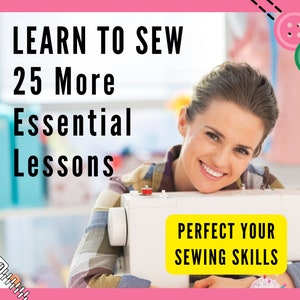 Sewing Tutorials For Beginners, Learn How To Sew, Beginner Advanced Sewing, Sewing Tutorial, Sewing Machine Presser Feet Needles,Sewing Gift