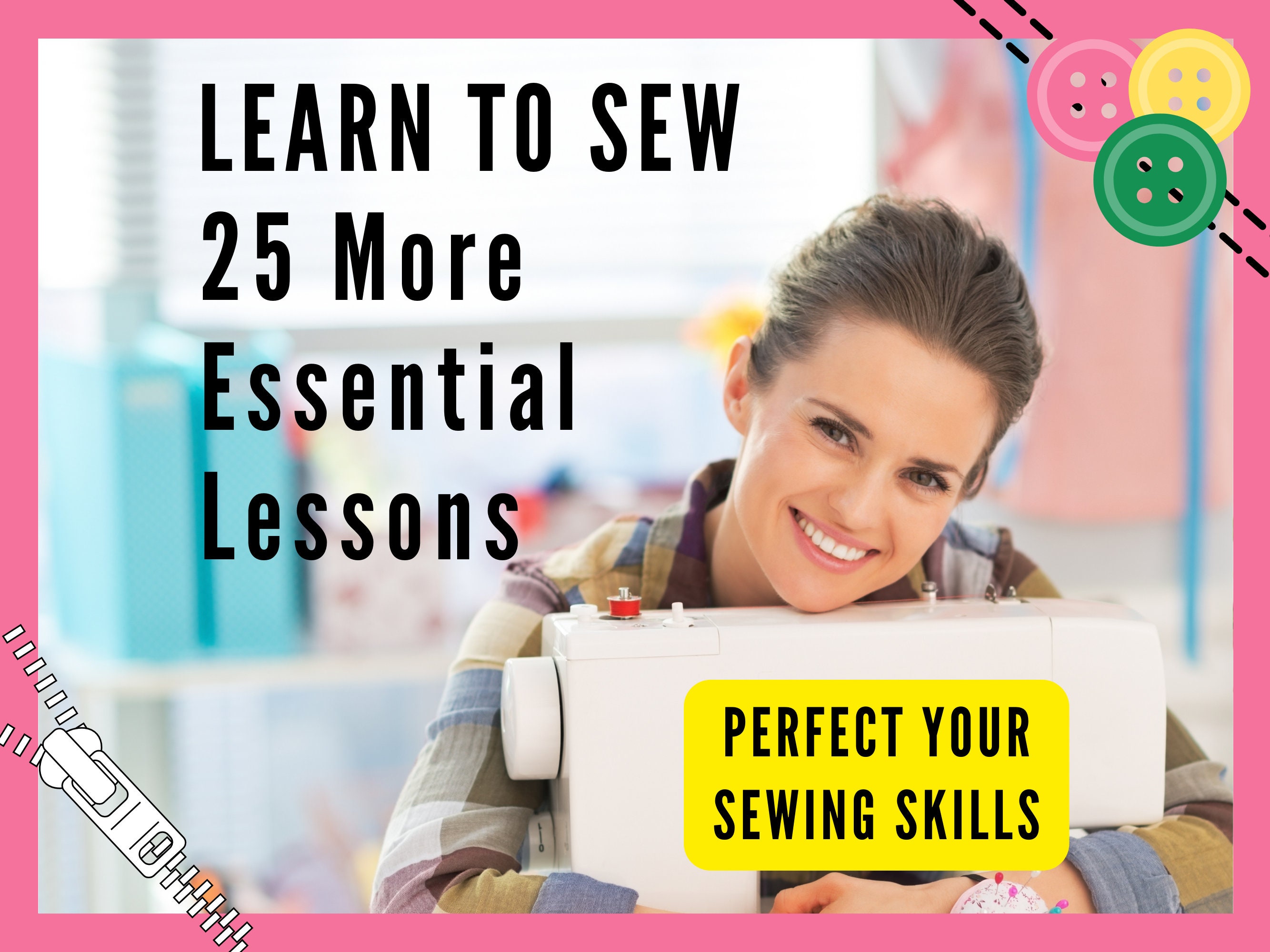 Beginner Sewing Lessons, Learn How to Sew, Beginner Advanced Sewing ...