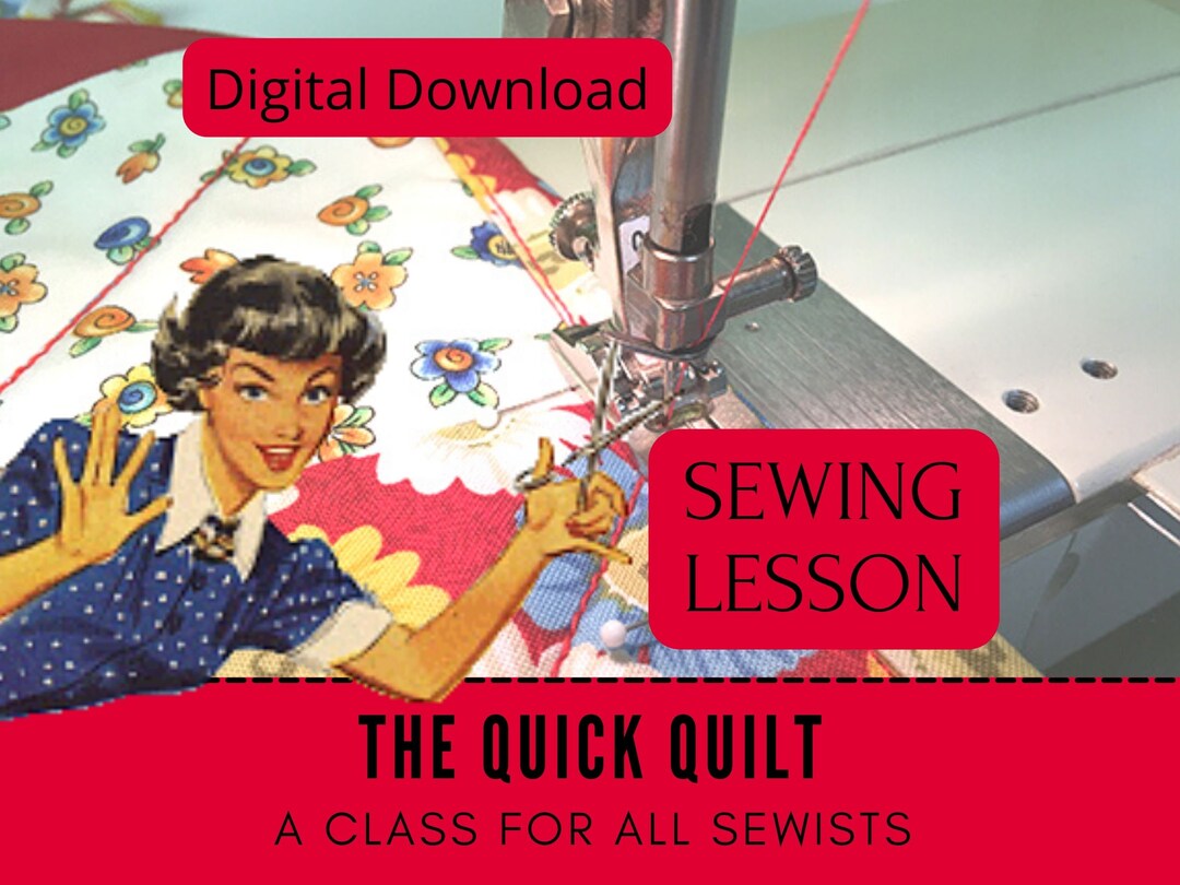 Baby Quilt Pattern Patchwork, Learn to Sew, Baby Quilt Panel, Sewing