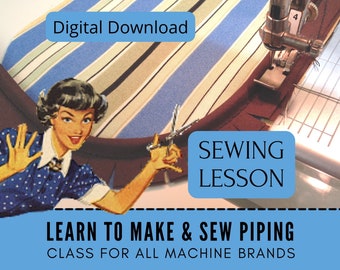 Hacer Cordón Para Ribetes, Lección De Costura Para Principiantes, Aprender A Coser, Vídeo Tutorial, Cinta Al Bies Wrights, Encuadernación De Costuras, Prensatelas Para Cremalleras, Confección