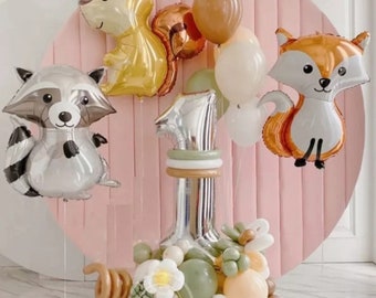Woodland Forest Jungle Balloon DIY Kit - Birthday Balloons - Party Supplies - Balloons - Birthday Party - 33pcs