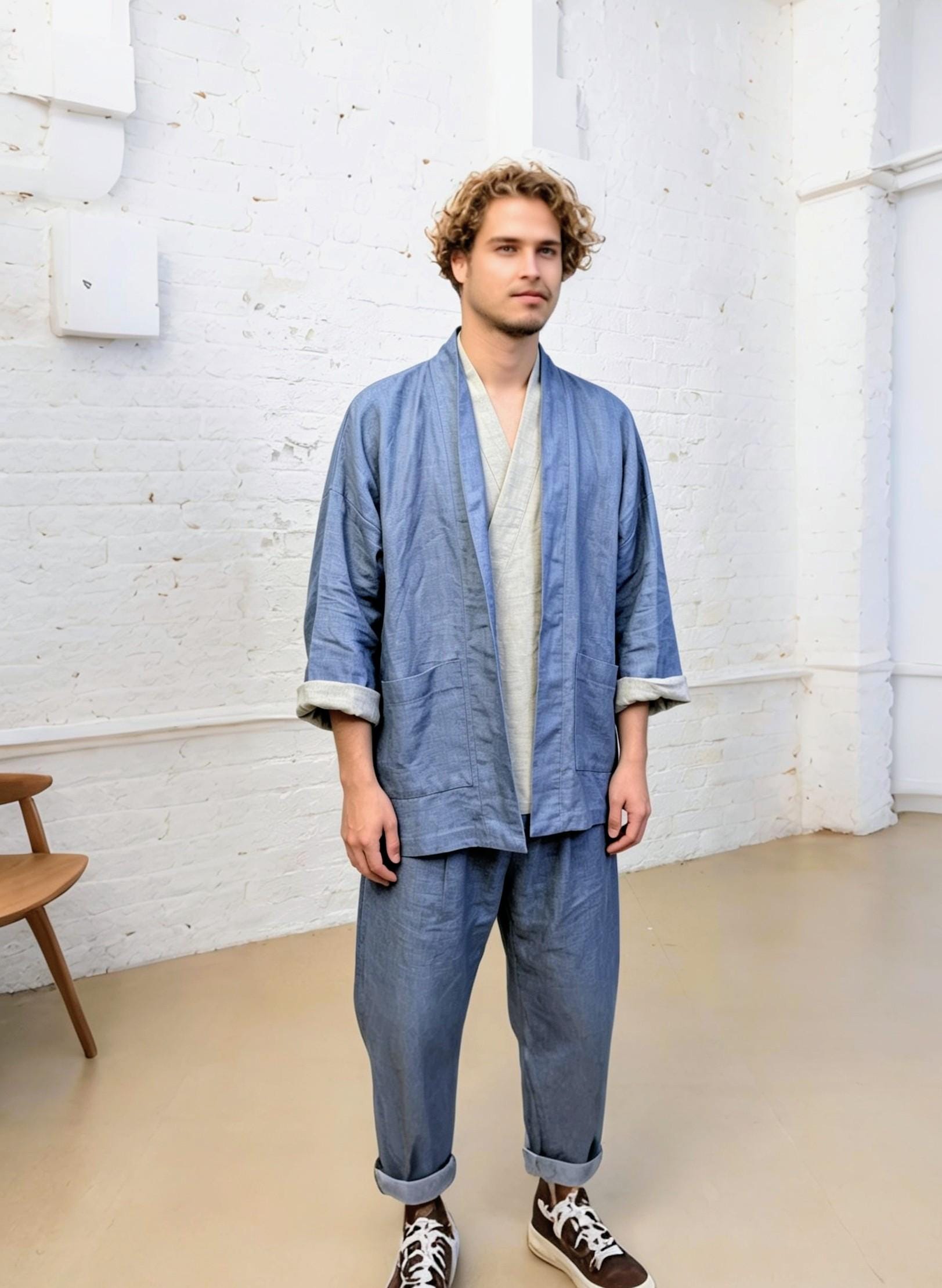 80s Linen Jacket - Etsy