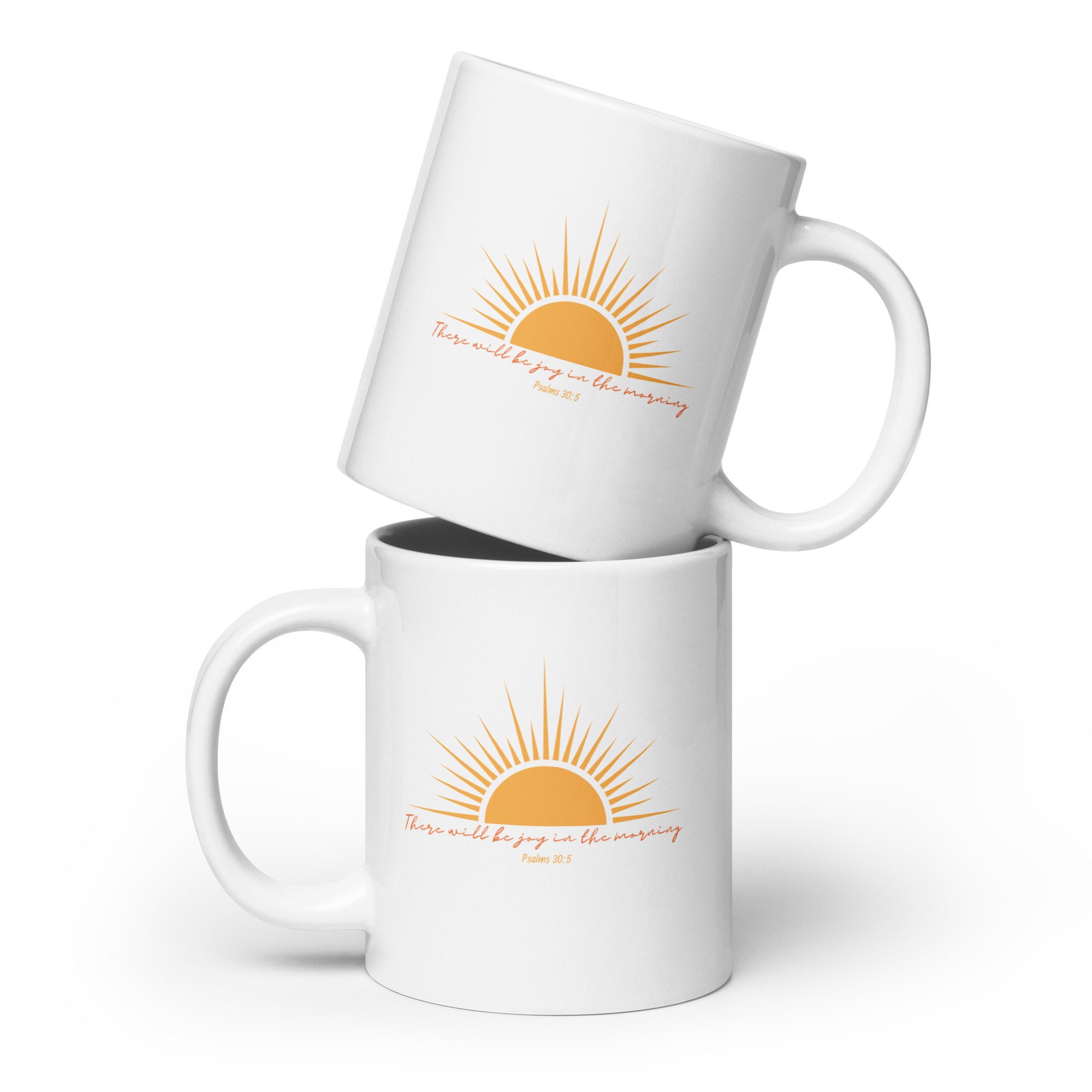 Joy Comes in the Morning Mug - Fancy That Design House & Co.