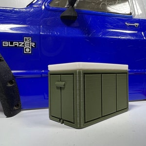 Scale Ice Chest Cooler | 1:10 Scale | 3D Printed | Scale Crawler | Rock Crawler|- Scale Garage | Mini Coleman | Yeti