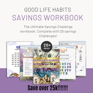 Good Life Habits Savings Challenge Workbook