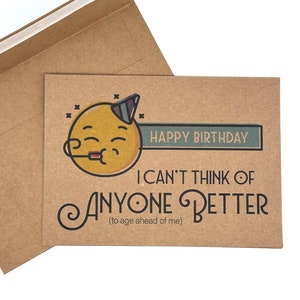 Lustige Geburtstagskarte 13x18 | Alles Gute zum Geburtstag Karte (V2) | Umweltfreundliche Kraft Cover Stock | Schnarrige Sprüche | Vollfarbdruck