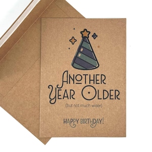 Lustige Geburtstagskarte 13x18 | Alles Gute zum Geburtstag Karte (v5) | Umweltfreundliche Kraft Cover Stock | Schnarrige Sprüche | Vollfarbdruck