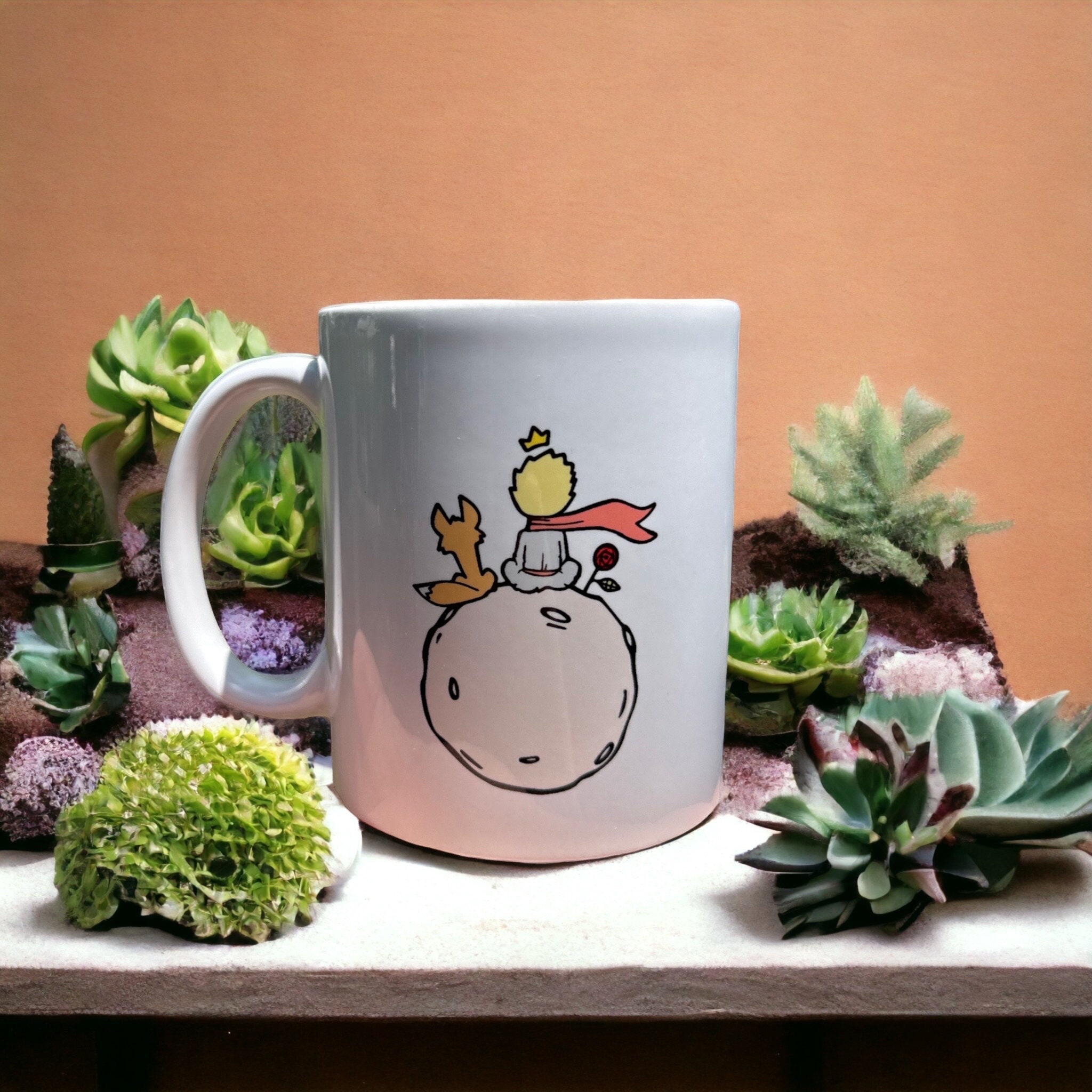 Kaffeetasse - Teetasse - Schutz - Spirituelle Person Geschenk - Weihnachtsgeschenke - Neues Zuhause Geschenk - Geschenkidee, KLEINER PRINZ