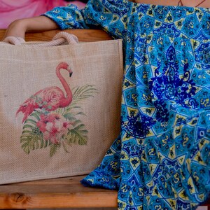 Women Straw Clutch Bag Straw Purse Zipper Wristlet Wallet, Shoulder Bag, Gift for Her, Flamingo
