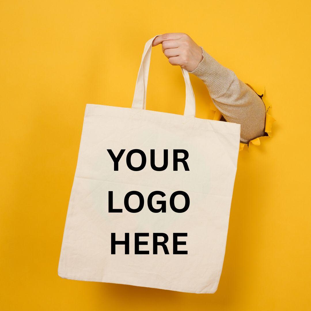 Custom Tote Bags With Your Logo – Bulk Order – Reusable Cotton Canvas ...