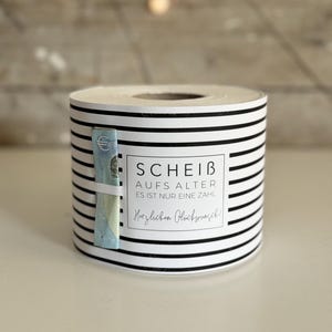 Scarica il file PDF regalo denaro "Vite vecchiaia" regalo divertente denaro carta igienica compleanno