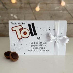 Baixar PDF Imprimir Modelo Toffifee Banderole Pai Dia dos Pais Melhor Presente para Pai Chocolate