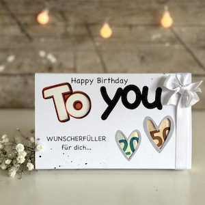 Download PDF Druckvorlage Toffifee Banderole Geldgeschenk Geburtstag Geschenk Schokolade