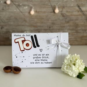 Download PDF print template Toffifee banderole mom gift Best mom gift Mother&#39;s Day