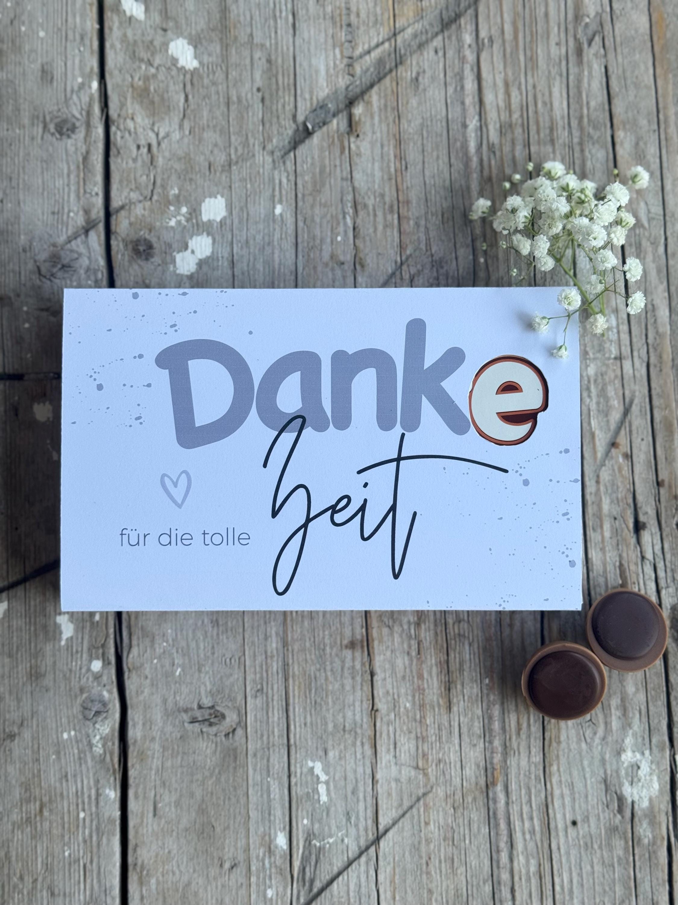 Download Druckvorlage PDF Toffifee Banderole Danke für die tolle Zeit Abschied Abschiedsgeschenk Verpackung Kollegen