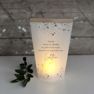 Download print template PDF "Little light" for making a light bag with transparent paper gift idea