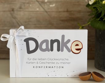 Download PDF printable template for Toffifee banderole, Confirmation, Thank You Note