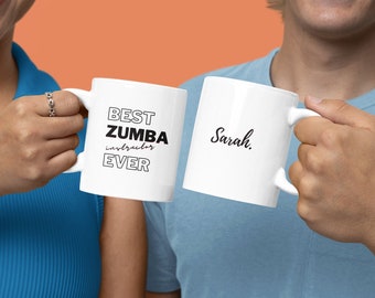 Best Zumba Instructor Gift Coffee Mug For Zumba Dancer, Zumba Lover Gift for Her, Fitness Lover Gift For Zumba Instructor Fitness Gift