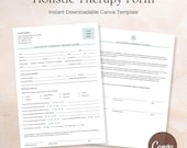 Holistic Therapy Intake Form Template, Wellness Assessment for Therapists, Instant Download