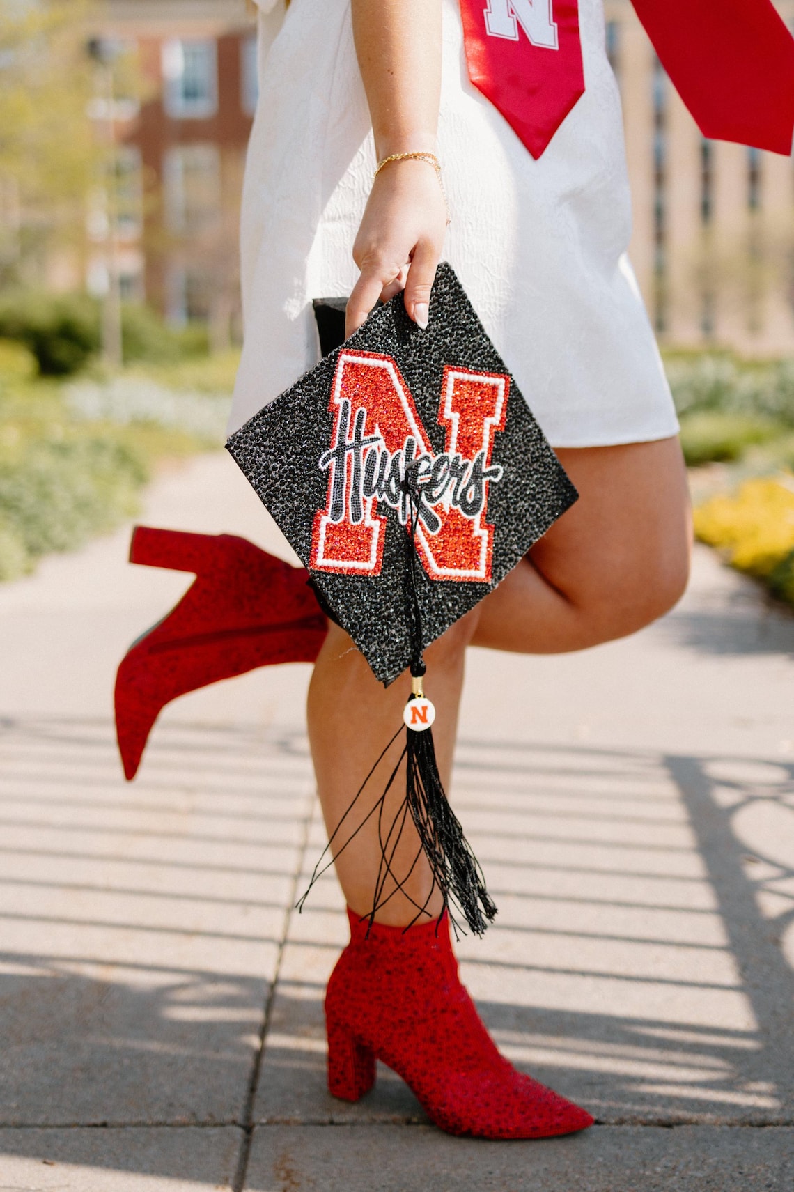 Rhinestone Graduation Cap Topper - Etsy