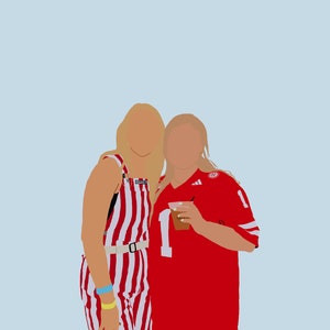 Digitale Gesichtslose Illustration