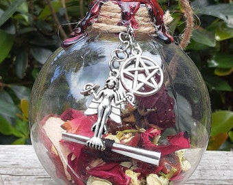 Goddess Lilith Witch Ball: A tool to invoke the Goddess during any of your Rituals and Spell Work