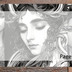 Goddess Lilith Coloring Pages Enchanting Visions: A Mystical Journey ...