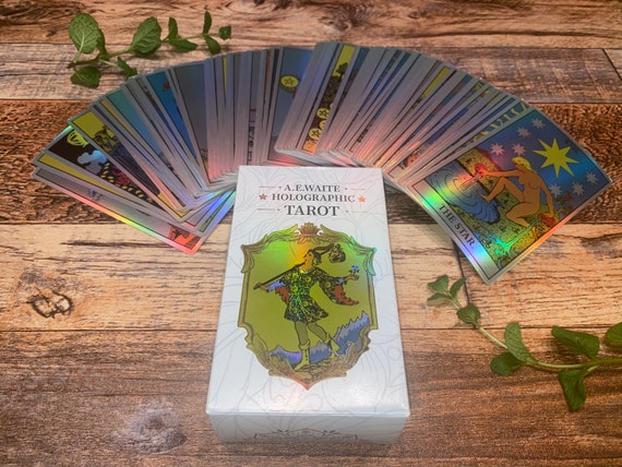 Holographic Rainbow Tarot Cards